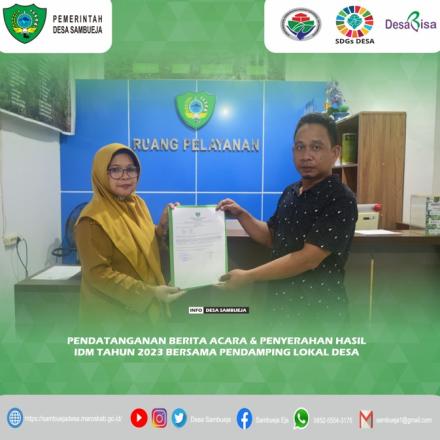 INDEKS DESA MEMBANGUN (IDM) T.A 2023